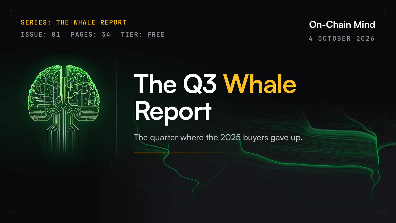 The Q3 Whale Report